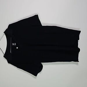 GAP large black stretch pique polo short sleeve shirt 5 pack